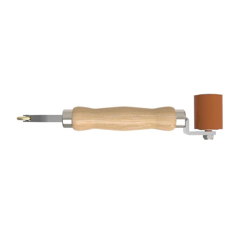 EVERHARD MR13140 Original Fork Everhard Double-end Silicone Seam/Brass Detail Roller Made in USA - Image 2